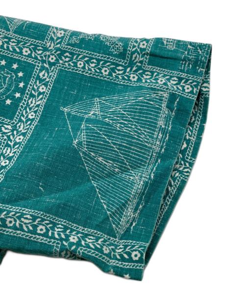 reyn spooner（レイン スプナー）reyn spooner (レイン スプナー) ハーフボタンシャツ グリーン サイズ:-の古着・服飾アイテム