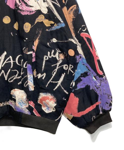 GOOUCH for men（グーチ）GOOUCH for men (グーチ) 総柄ジップブルゾン ブラック サイズ:-の古着・服飾アイテム