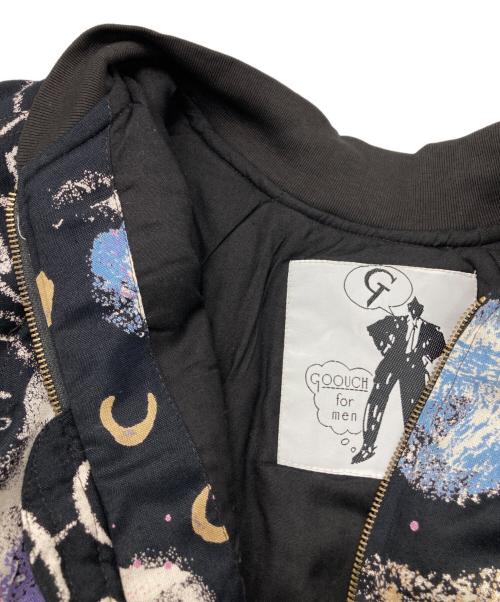GOOUCH for men（グーチ）GOOUCH for men (グーチ) 総柄ジップブルゾン ブラック サイズ:-の古着・服飾アイテム