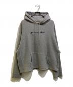 sillageシアージ）の古着「吊り裏毛ワイドフーディ」｜ネイビー