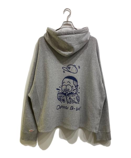 sillage（シアージ）Sillage (シアージ) 吊り裏毛ワイドフーディ ネイビー サイズ:Freeの古着・服飾アイテム