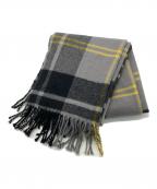 JOHNSTONS OF ELGINジョンストンズオブエルガン）の古着「カシミヤマフラー」｜グレー