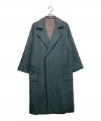 Lui'sルイス）の古着「ハイクオリティーメルトンオーバーコート」｜グリーン