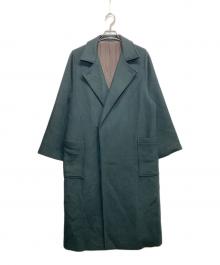 Lui's（ルイス）の古着「ハイクオリティーメルトンオーバーコート」｜グリーン