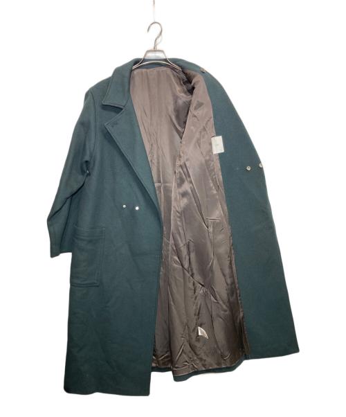 Lui's（ルイス）Lui's (ルイス) ハイクオリティーメルトンオーバーコート グリーン サイズ:Sの古着・服飾アイテム