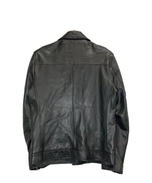 SHIPS JET BLUE（シップスジェットブルー）SHIPS JET BLUE (シップスジェットブルー) ラムレザージャケット ブラック サイズ:Lの古着・服飾アイテム