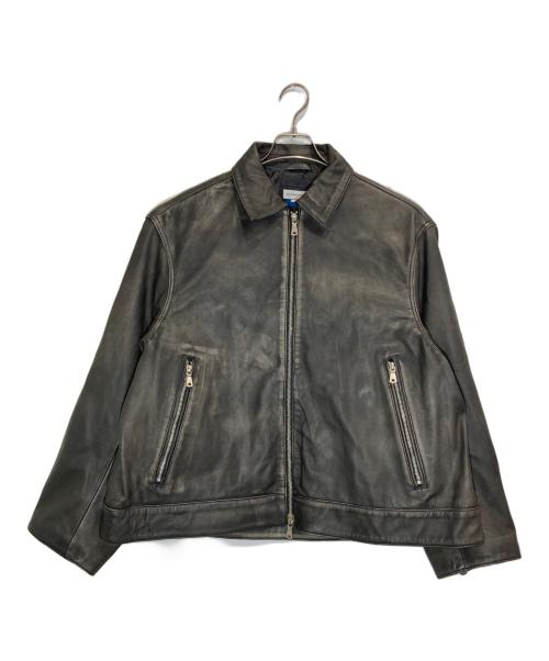 MAISON SPECIAL（メゾンスペシャル）MAISON SPECIAL (ビブラムソル) Sheep Leather Prime-Over Single Rider ブラック サイズ:1の古着・服飾アイテム