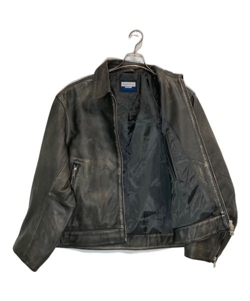 MAISON SPECIAL（メゾンスペシャル）MAISON SPECIAL (ビブラムソル) Sheep Leather Prime-Over Single Rider ブラック サイズ:1の古着・服飾アイテム