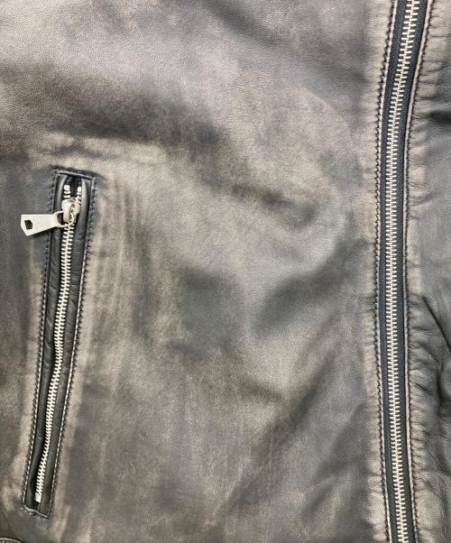 MAISON SPECIAL（メゾンスペシャル）MAISON SPECIAL (ビブラムソル) Sheep Leather Prime-Over Single Rider ブラック サイズ:1の古着・服飾アイテム