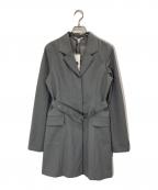 moussyマウジー）の古着「LONG SLEEVE BLAZER ミニドレス」｜グレー