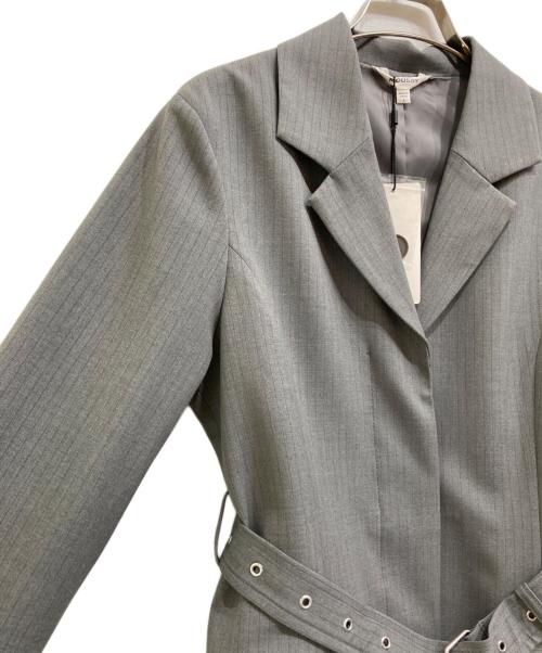 moussy（マウジー）moussy (マウジー) LONG SLEEVE BLAZER ミニドレス グレー サイズ:SIZE 2の古着・服飾アイテム