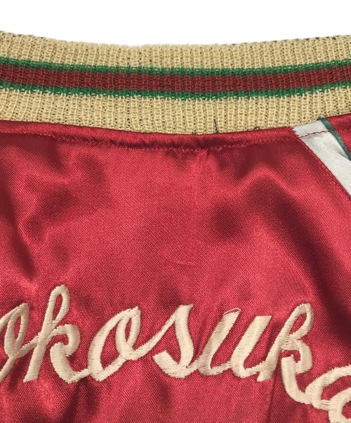 東洋エンタープライズ（トウヨウエンタープライズ）東洋エンタープライズ (トウヨウエンタープライズ) リバーシブルスカジャン/五重塔 ブラック×レッド サイズ:Mの古着・服飾アイテム