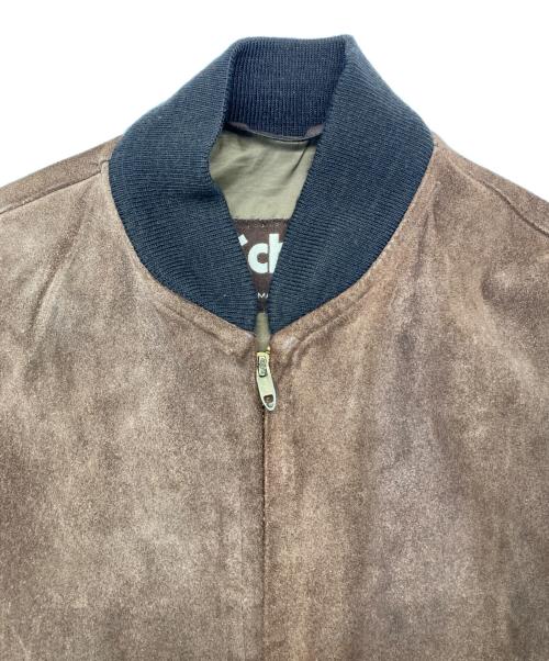 Schott（ショット）Schott (ショット) スウェードボンバージャケット ブラウン サイズ:38の古着・服飾アイテム