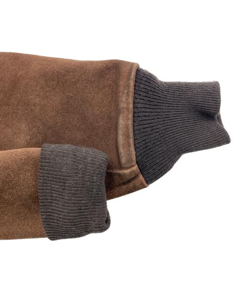 Schott（ショット）Schott (ショット) スウェードボンバージャケット ブラウン サイズ:38の古着・服飾アイテム