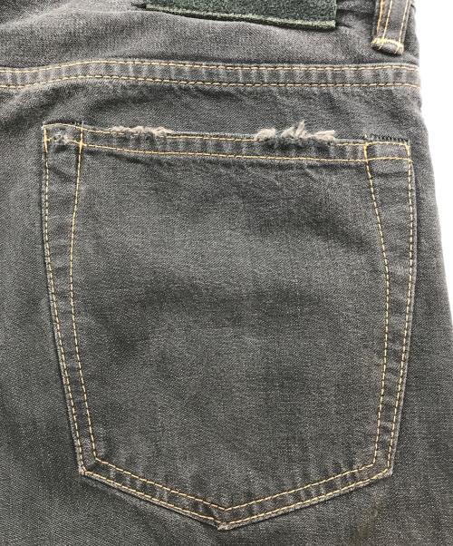 Hysteric Glamour（ヒステリックグラマー）Hysteric Glamour (ヒステリックグラマー) USED加工 スタッズ デニムパンツ ブラック サイズ:Sの古着・服飾アイテム