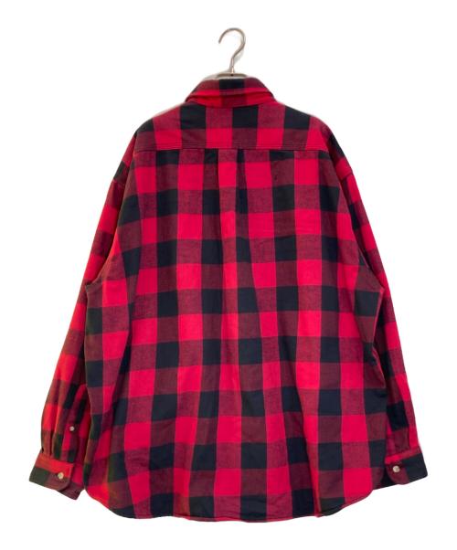 CarHartt（カーハート）CarHartt (カーハート) バッファローチェックシャツ レッド×ブラック サイズ:2XLの古着・服飾アイテム