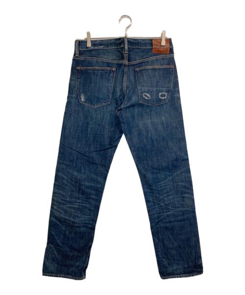 Rugby Ralph Lauren（ラグビーラルフローレン）Rugby Ralph Lauren (ラグビーラルフローレン) リペア加工デニムパンツ インディゴ サイズ:-の古着・服飾アイテム