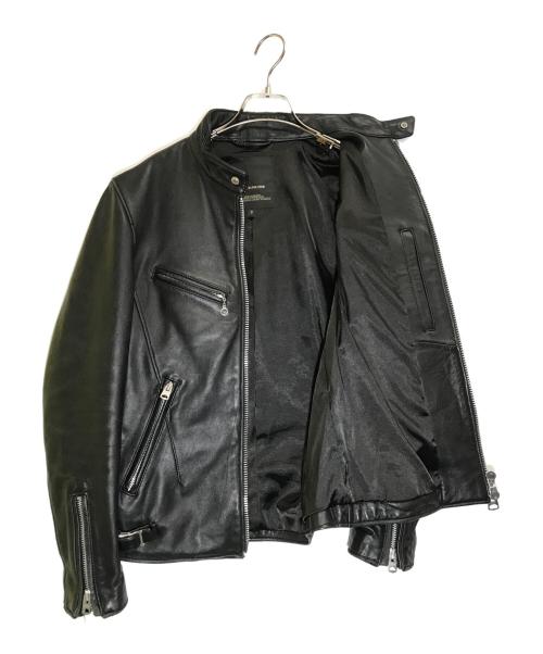 JACKROSE（ジャックローズ）JACKROSE (ジャックローズ) シングルライダースジャケット ブラック サイズ:Mの古着・服飾アイテム