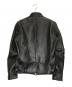 JACKROSE (ジャックローズ) シングルライダースジャケット ブラック サイズ:M：7000円