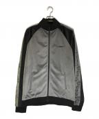 SUBCIETYサブサエティ）の古着「VELOUR TRACK JKT/105-62505」｜グレー×ブラック