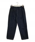 FARAHファーラー）の古着「Two-tuck WIde Tapered Pants/FR0202-M4008」｜インディゴ
