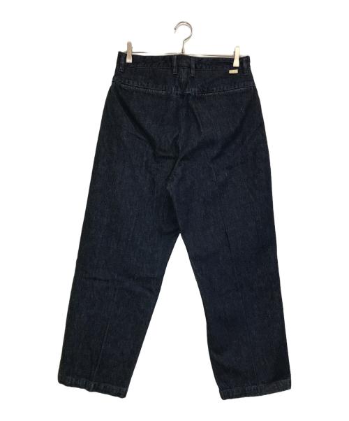 FARAH（ファーラー）FARAH (ファーラー) Two-tuck WIde Tapered Pants/FR0202-M4008 インディゴ サイズ:32の古着・服飾アイテム