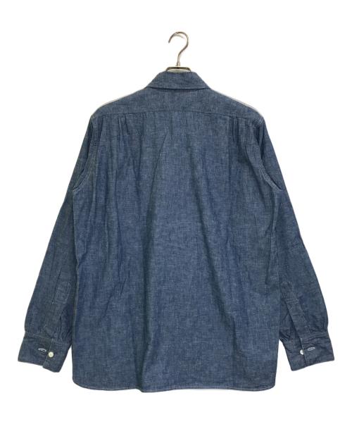 WAREHOUSE（ウエアハウス）WAREHOUSE (ウエアハウス) NEW DEAL PROGRAMS WORK SHIRTS/3053 ブルー サイズ:42の古着・服飾アイテム