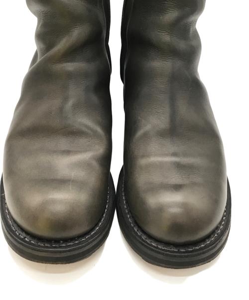 ROLLING DUB TRIO（ローリングダブトリオ）ROLLING DUB TRIO (ローリングダブトリオ) CASPERサイドジップブーツ　RDT-A14 グレー サイズ:9の古着・服飾アイテム