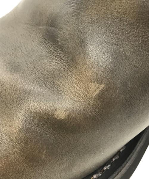 ROLLING DUB TRIO（ローリングダブトリオ）ROLLING DUB TRIO (ローリングダブトリオ) CASPERサイドジップブーツ　RDT-A14 グレー サイズ:9の古着・服飾アイテム