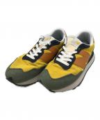 NEW BALANCEニューバランス）の古着「ローカットスニーカー」｜イエロー×オレンジ
