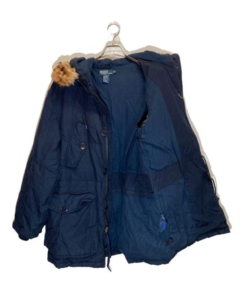 POLO RALPH LAUREN（ポロ・ラルフローレン）POLO RALPH LAUREN (ポロ・ラルフローレン) N－3Bタイプダウンコート ネイビー サイズ:Lの古着・服飾アイテム