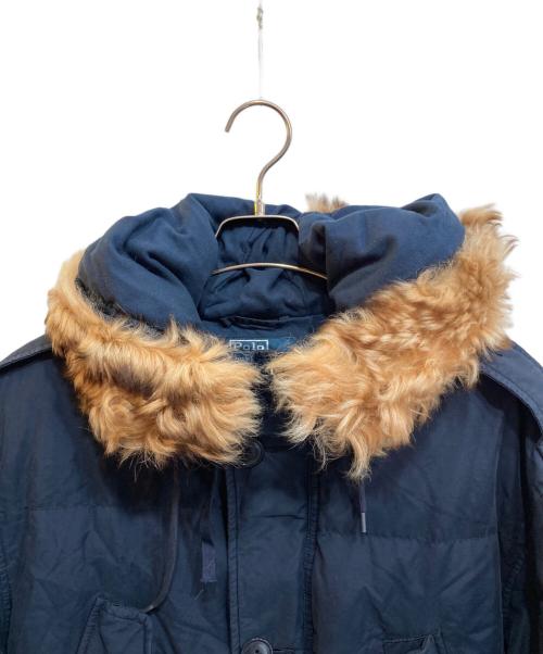 POLO RALPH LAUREN（ポロ・ラルフローレン）POLO RALPH LAUREN (ポロ・ラルフローレン) N－3Bタイプダウンコート ネイビー サイズ:Lの古着・服飾アイテム