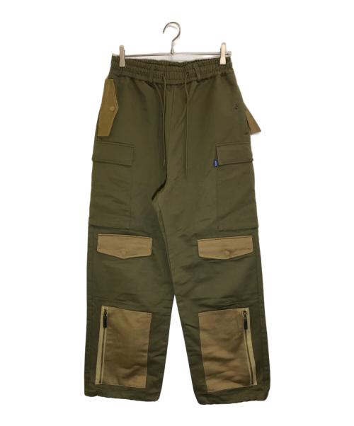 LFYT（エルエフワイティー）LFYT (エルエフワイティー) TONAL MULTI POCKET OVER PANTS/LS241203 カーキ サイズ:L/3の古着・服飾アイテム