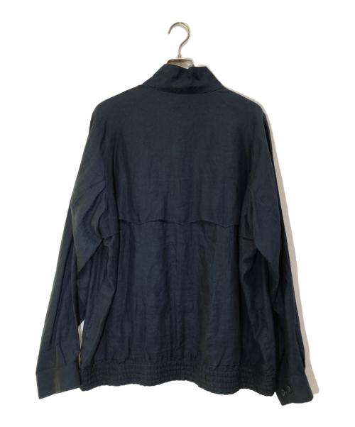 BARACUTA（バラクータ）BARACUTA (バラクータ) リネンハリントンジャケット ネイビー サイズ:42の古着・服飾アイテム