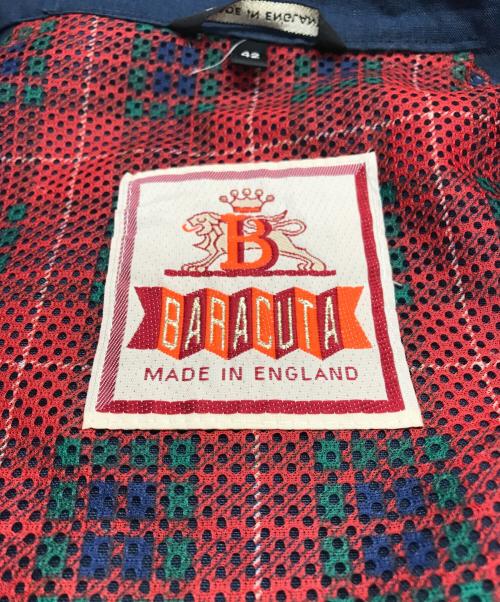 BARACUTA（バラクータ）BARACUTA (バラクータ) リネンハリントンジャケット ネイビー サイズ:42の古着・服飾アイテム