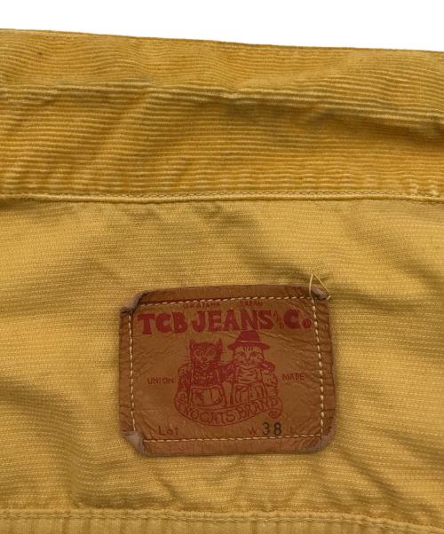 TCB jeans（ティーシービー ジーンズ）TCB JEANS (ティーシービー ジーンズ) S40's Golden Cord Jacket イエロー サイズ:38の古着・服飾アイテム