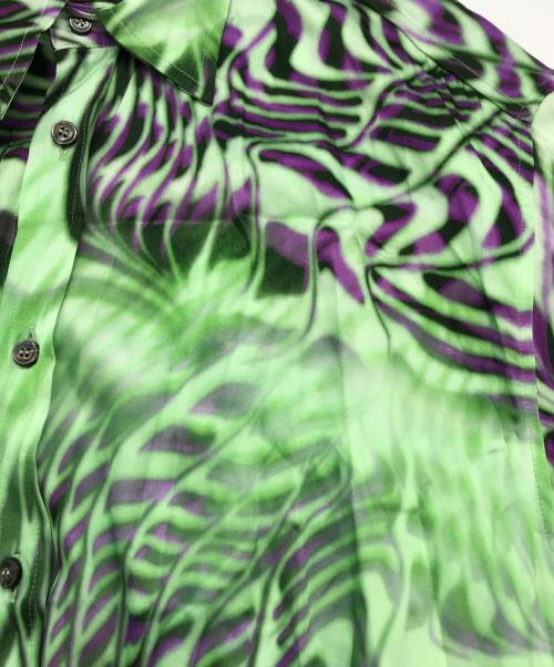 DIESEL（ディーゼル）DIESEL (ディーゼル) S-casper Shirt グリーン サイズ:Lの古着・服飾アイテム