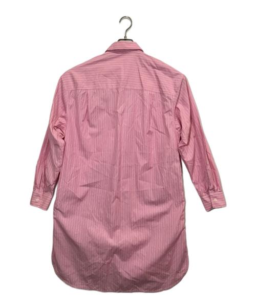 DIESEL（ディーゼル）DIESEL (ディーゼル) D-LUNAR-STR Shirt Dress/ｼｬﾂﾜﾝﾋﾟｰｽ ピンク サイズ:Sの古着・服飾アイテム