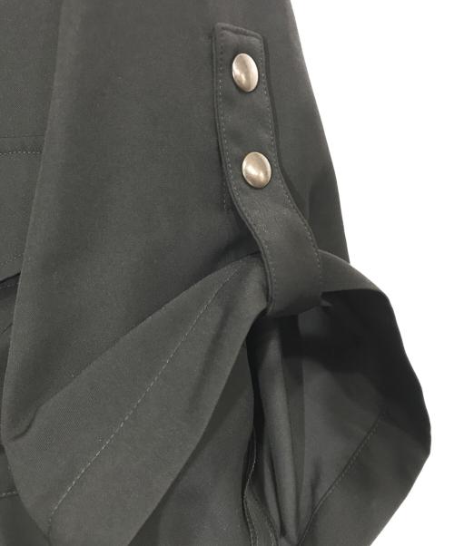 s'yte（サイト）s'yte (サイト) POLYESTER GABARDINE SHORT SLEEVE MILITARY ALL-IN-ONE/UY-D03-901 ブラック サイズ:4の古着・服飾アイテム