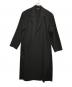 s'yte（サイト）の古着「PE/RAYON GABARDINE STRETCH TAILORED WRAP DRESS/UU-D09-912」｜ブラック