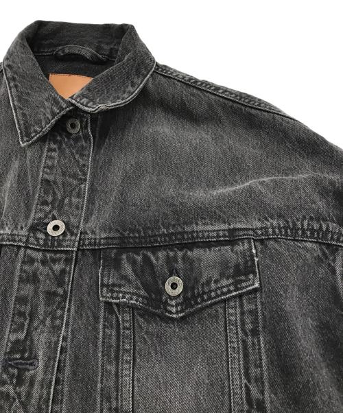 5 1/2 Spick and Span（5 1/2 スピック＆スパン）5 1/2 Spick and Span (5 1/2 スピック＆スパン) OVER DENIM 3RDジャケット グレー サイズ:38の古着・服飾アイテム