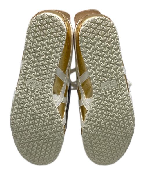 Onitsuka Tiger（オニツカタイガー）Onitsuka Tiger (オニツカタイガー) ローカットスニーカー ゴールド サイズ:25の古着・服飾アイテム