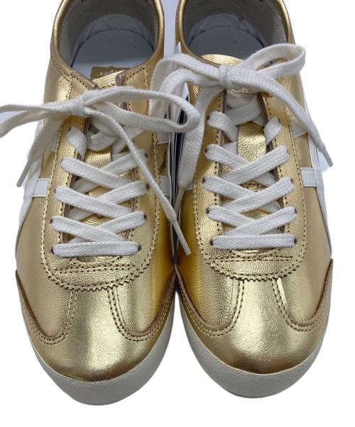 Onitsuka Tiger（オニツカタイガー）Onitsuka Tiger (オニツカタイガー) ローカットスニーカー ゴールド サイズ:25の古着・服飾アイテム