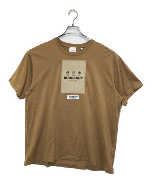 BURBERRY LONDON ENGLAND（バーバリー ロンドン イングランド）BURBERRY LONDON ENGLAND (バーバリー ロンドン イングランド) SERGIO COTTON T-SHIRT ブラウン サイズ:Lの古着・服飾アイテム