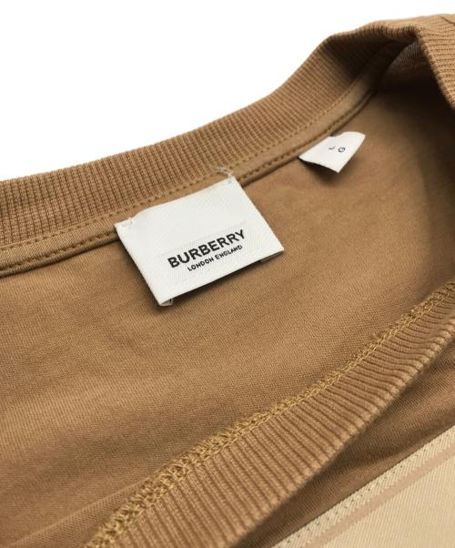 BURBERRY LONDON ENGLAND（バーバリー ロンドン イングランド）BURBERRY LONDON ENGLAND (バーバリー ロンドン イングランド) SERGIO COTTON T-SHIRT ブラウン サイズ:Lの古着・服飾アイテム