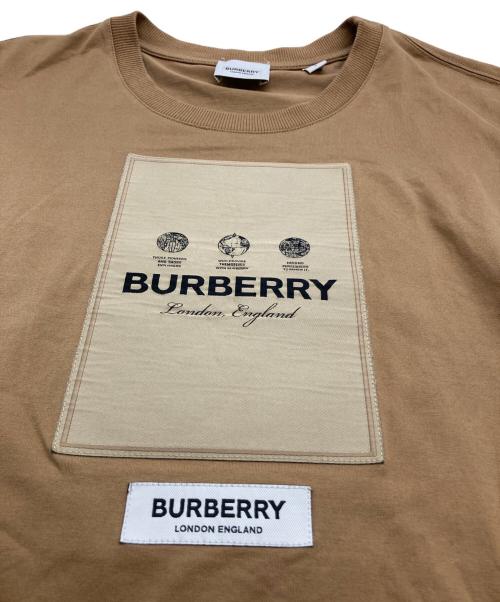 BURBERRY LONDON ENGLAND（バーバリー ロンドン イングランド）BURBERRY LONDON ENGLAND (バーバリー ロンドン イングランド) SERGIO COTTON T-SHIRT ブラウン サイズ:Lの古着・服飾アイテム
