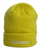 SUPREME×New Eraシュプリーム×ニューエラ）の古着「New Era Box Logo Beanie」｜イエロー