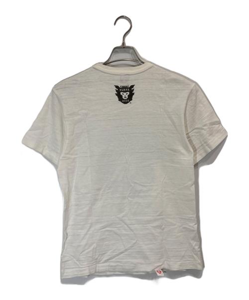HUMAN MADE（ヒューマンメイド）HUMAN MADE (ヒューマンメイド) フロッキープリントTシャツ ホワイト サイズ:Sの古着・服飾アイテム