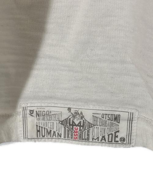 HUMAN MADE（ヒューマンメイド）HUMAN MADE (ヒューマンメイド) フロッキープリントTシャツ ホワイト サイズ:Sの古着・服飾アイテム