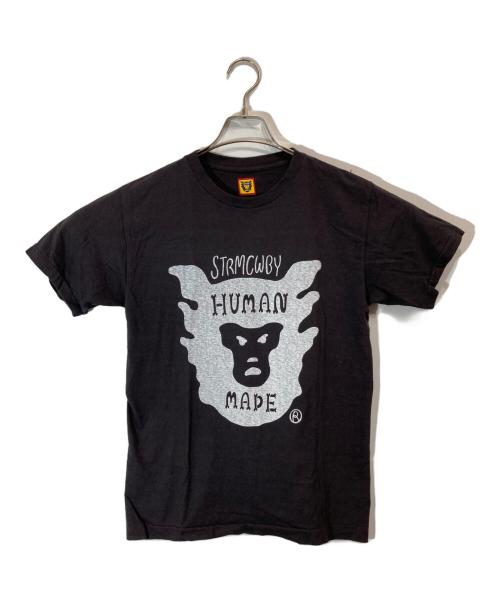 HUMAN MADE（ヒューマンメイド）HUMAN MADE (ヒューマンメイド) プリントTシャツ ブラック サイズ:Sの古着・服飾アイテム